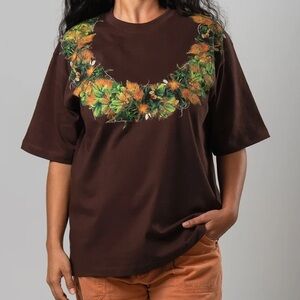 NEW Aloha de Mele X Rocket Ahuna Lei ʻŌhiʻa Lehua 'Alani Shirt Small